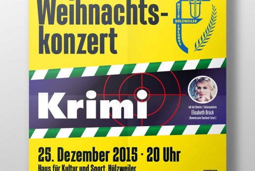 Musikfreunde Hülzweiler Plakat Weihnachten 2015