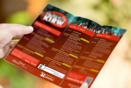 Programmfolder Großveranstaltung