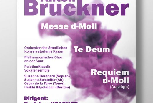 Konzertplakat Bruckner